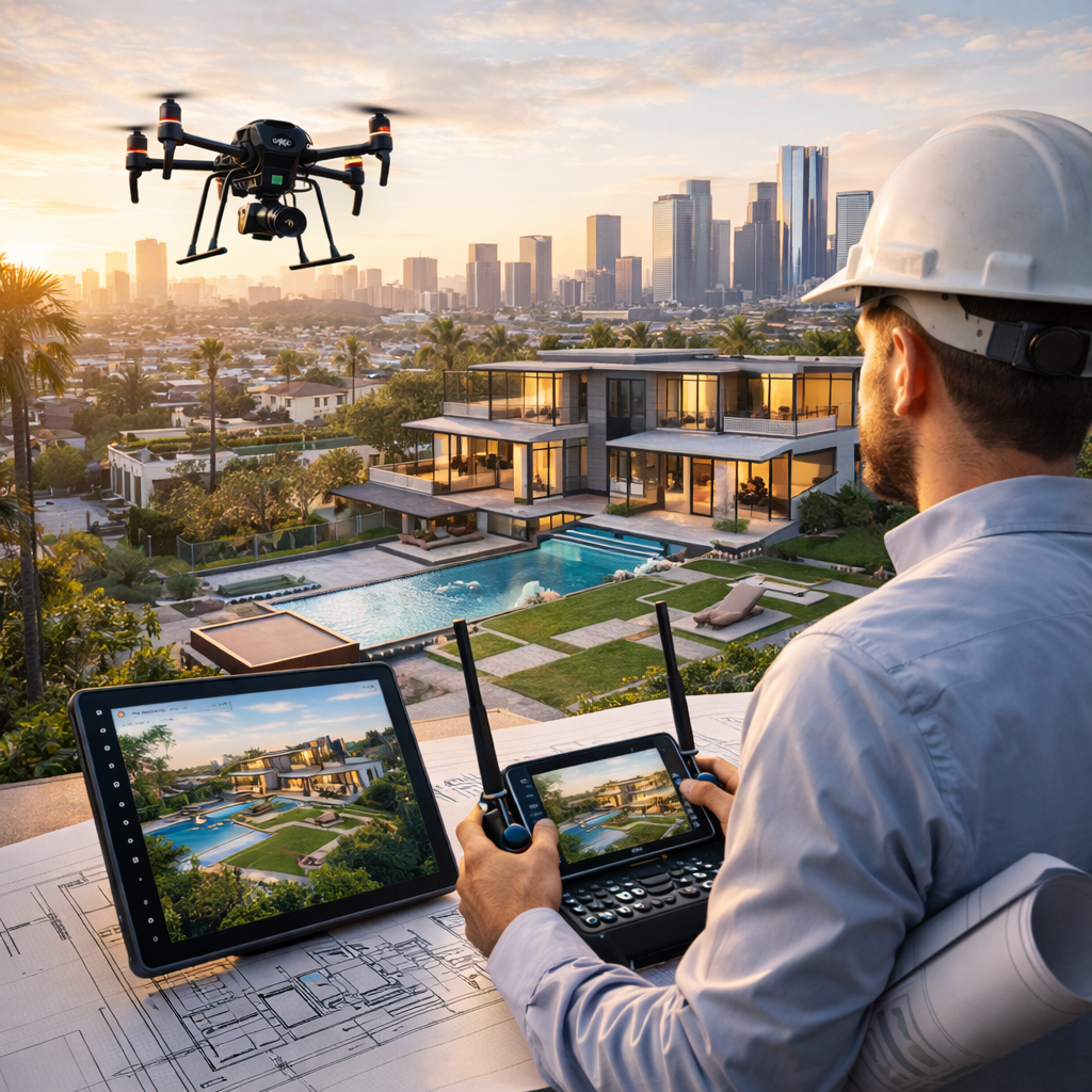 Inmobiliario y arquitectura con drones