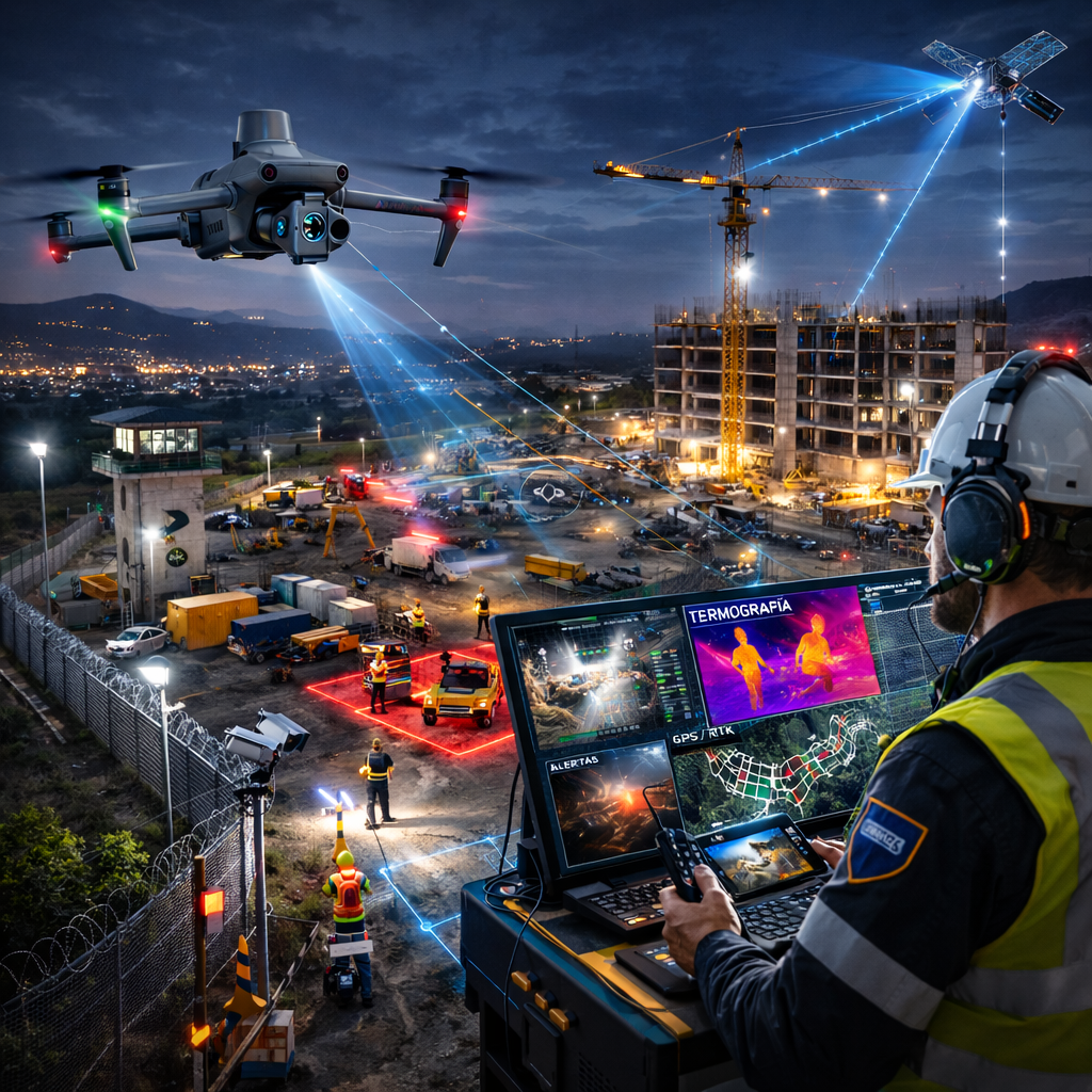 Seguridad y monitoreo con drones